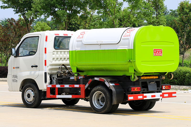 (蓝牌)福田祥菱勾臂垃圾車(chē)(3方)