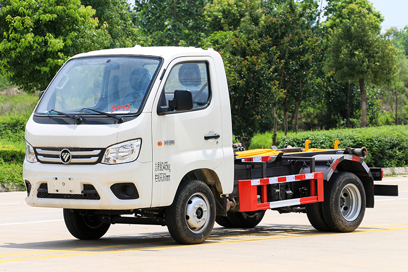 (蓝牌)福田祥菱勾臂垃圾車(chē)(3方)