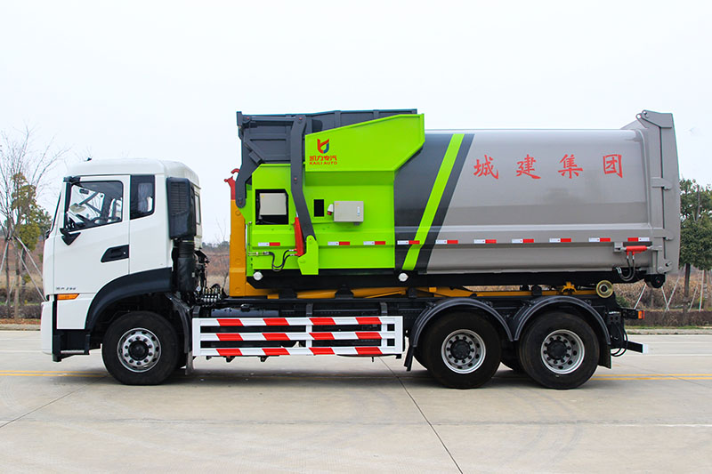 (套臂)东风天龙套臂垃圾車(chē)(20方)