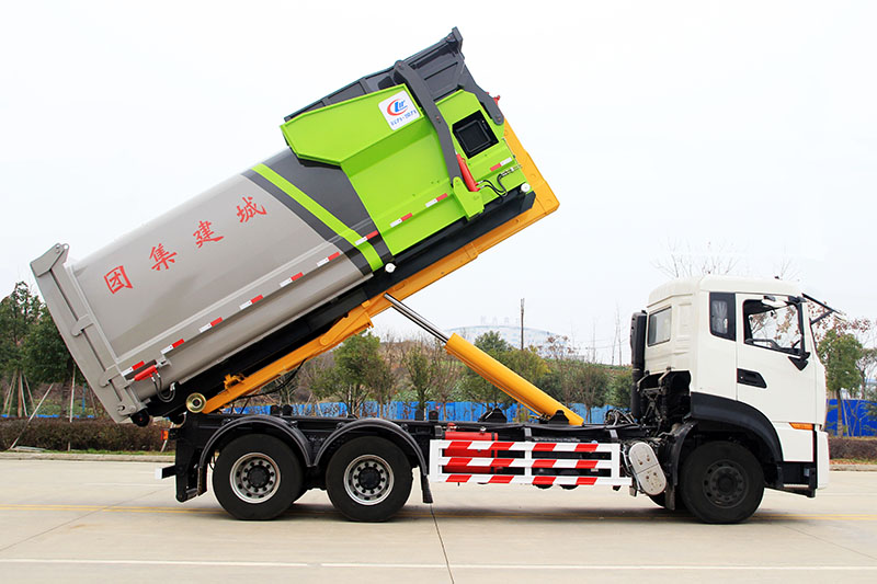 (套臂)东风天龙套臂垃圾車(chē)(20方)
