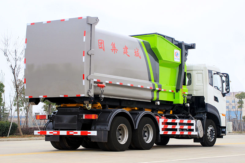 (套臂)东风天龙套臂垃圾車(chē)(20方)