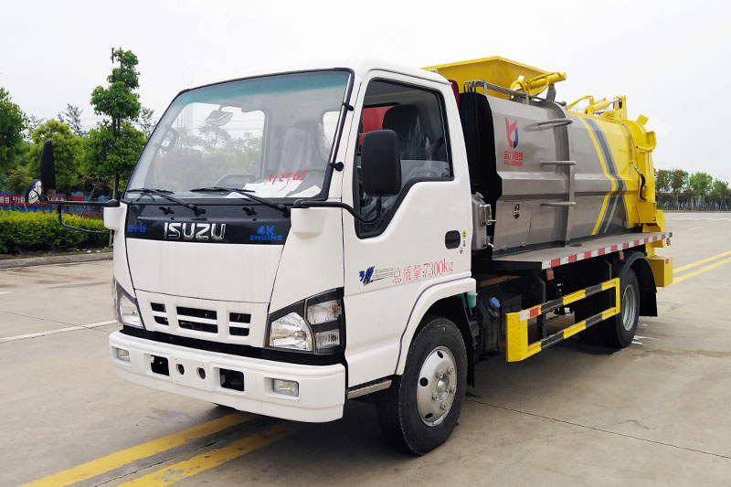 五十铃餐厨垃圾車(chē)(厢式)(6方)