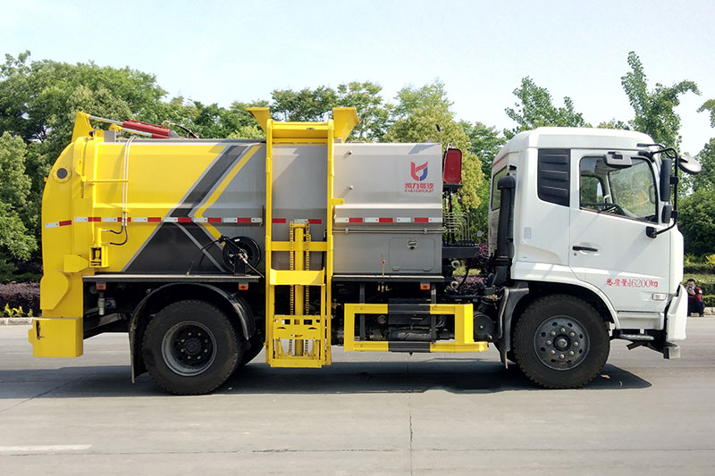 东风天锦餐厨垃圾車(chē)(厢式)(9.5方)