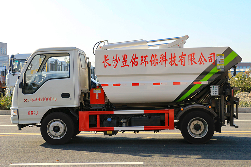 江淮康铃X1无泄漏后装挂桶垃圾車(chē)(3.5方 3方)