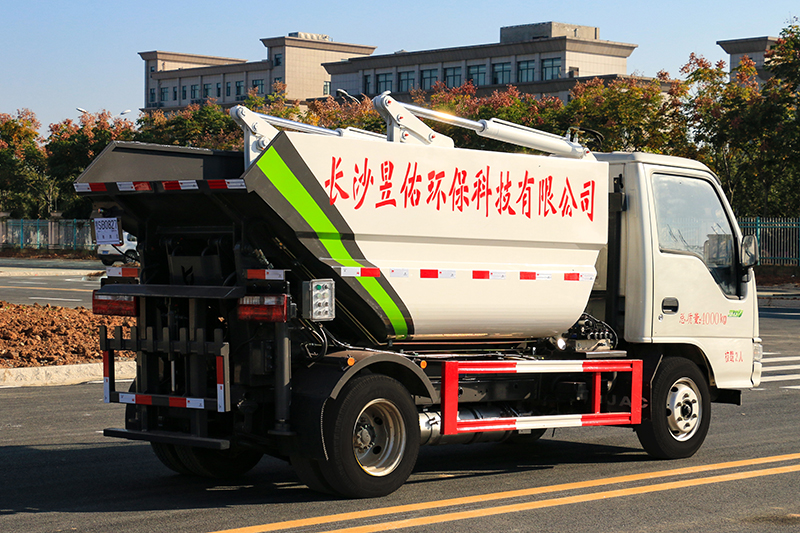江淮康铃X1无泄漏后装挂桶垃圾車(chē)(3.5方 3方)