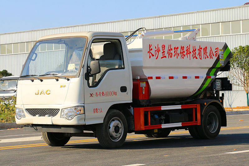 江淮康铃X1无泄漏后装挂桶垃圾車(chē)(3.5方 3方)